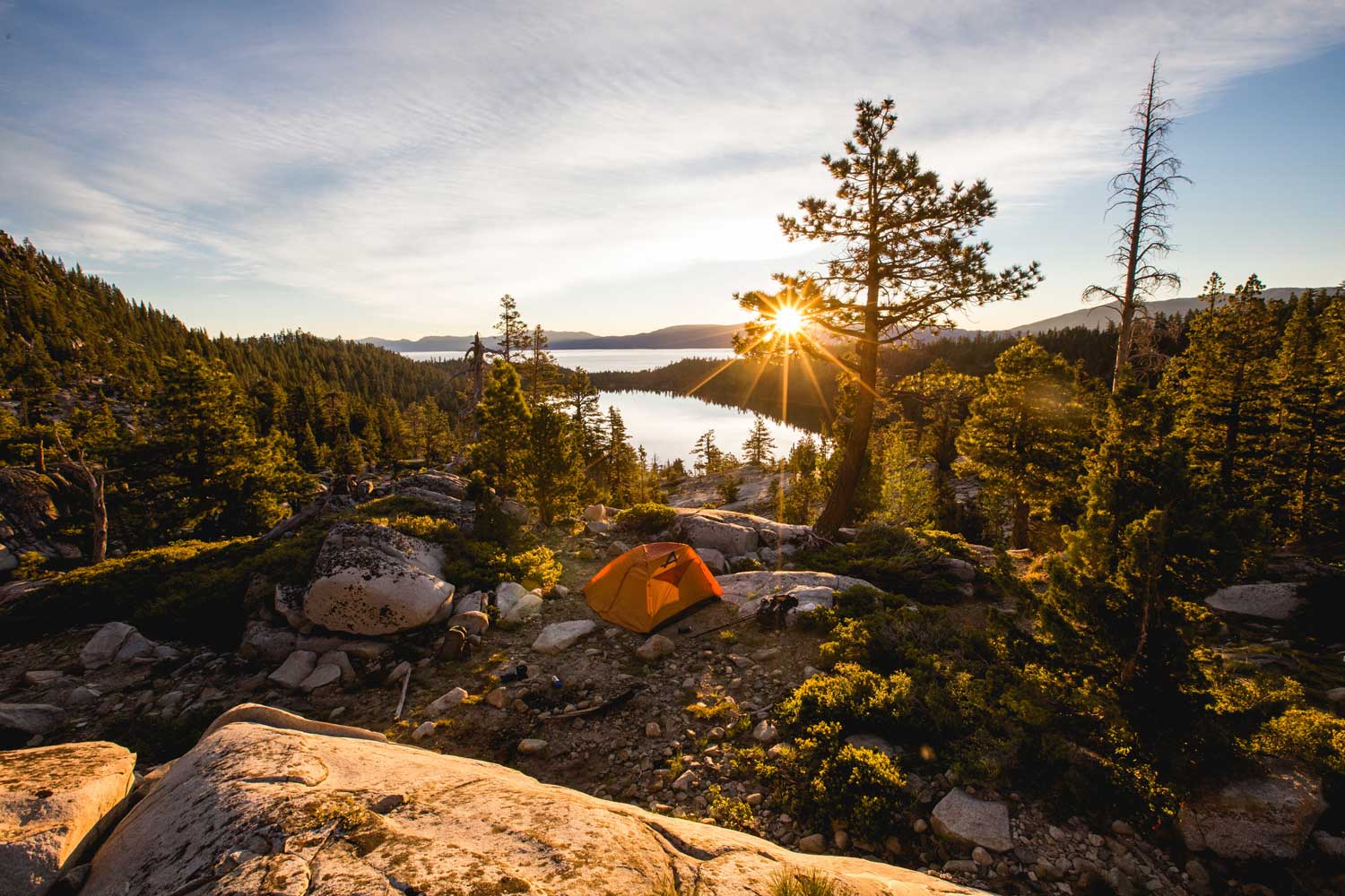 Sunrise over Lake